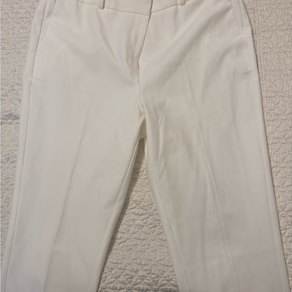 Chico's Elegant Cream Trousers - Picture 5 of 7